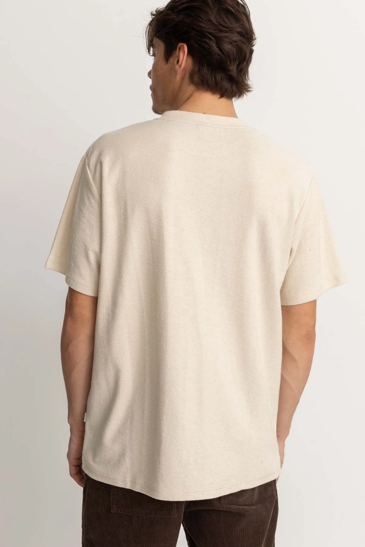 VINTAGE TERRY SS TSHIRT Natural sold by REVOLVR Menswear product image thumbnail 3