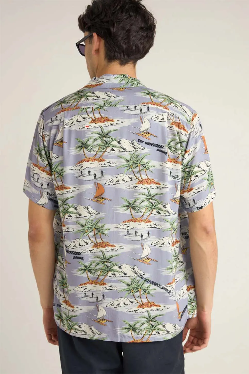 TROPICAL SS SHIRT Mist sold by REVOLVR Menswear product image thumbnail 2