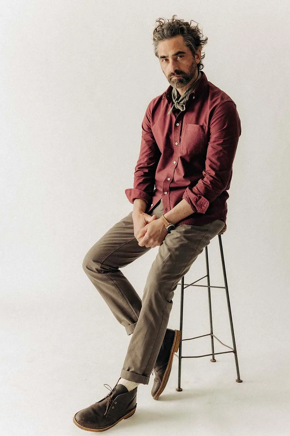 THE JACK Burgundy Oxford sold by REVOLVR Menswear product image thumbnail 2