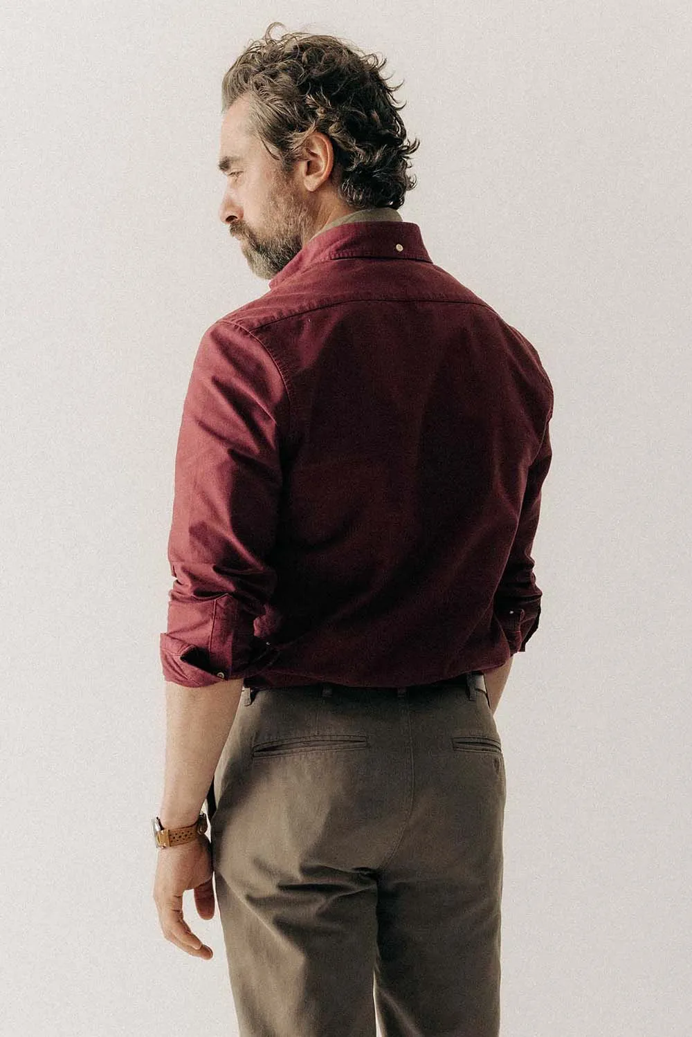 THE JACK Burgundy Oxford sold by REVOLVR Menswear product image thumbnail 3