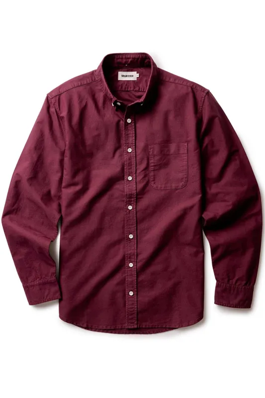 THE JACK Burgundy Oxford sold by REVOLVR Menswear