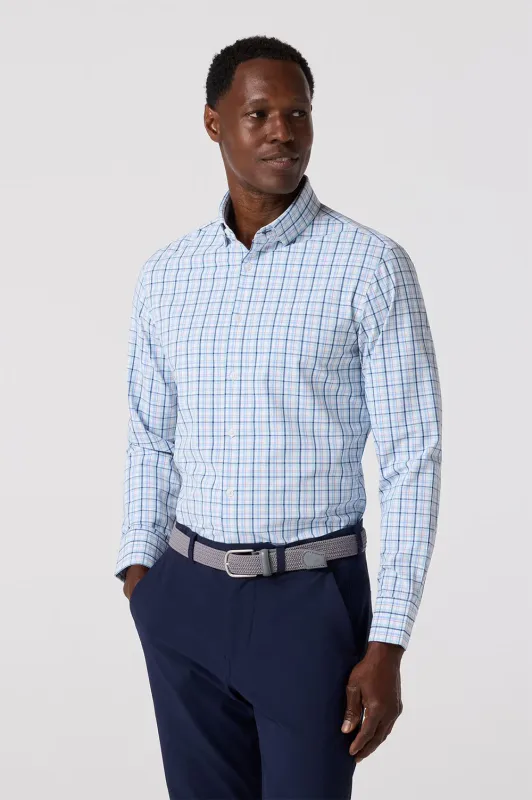 LEEWARD LS Provence Oaklawn Plaid sold by REVOLVR Menswear