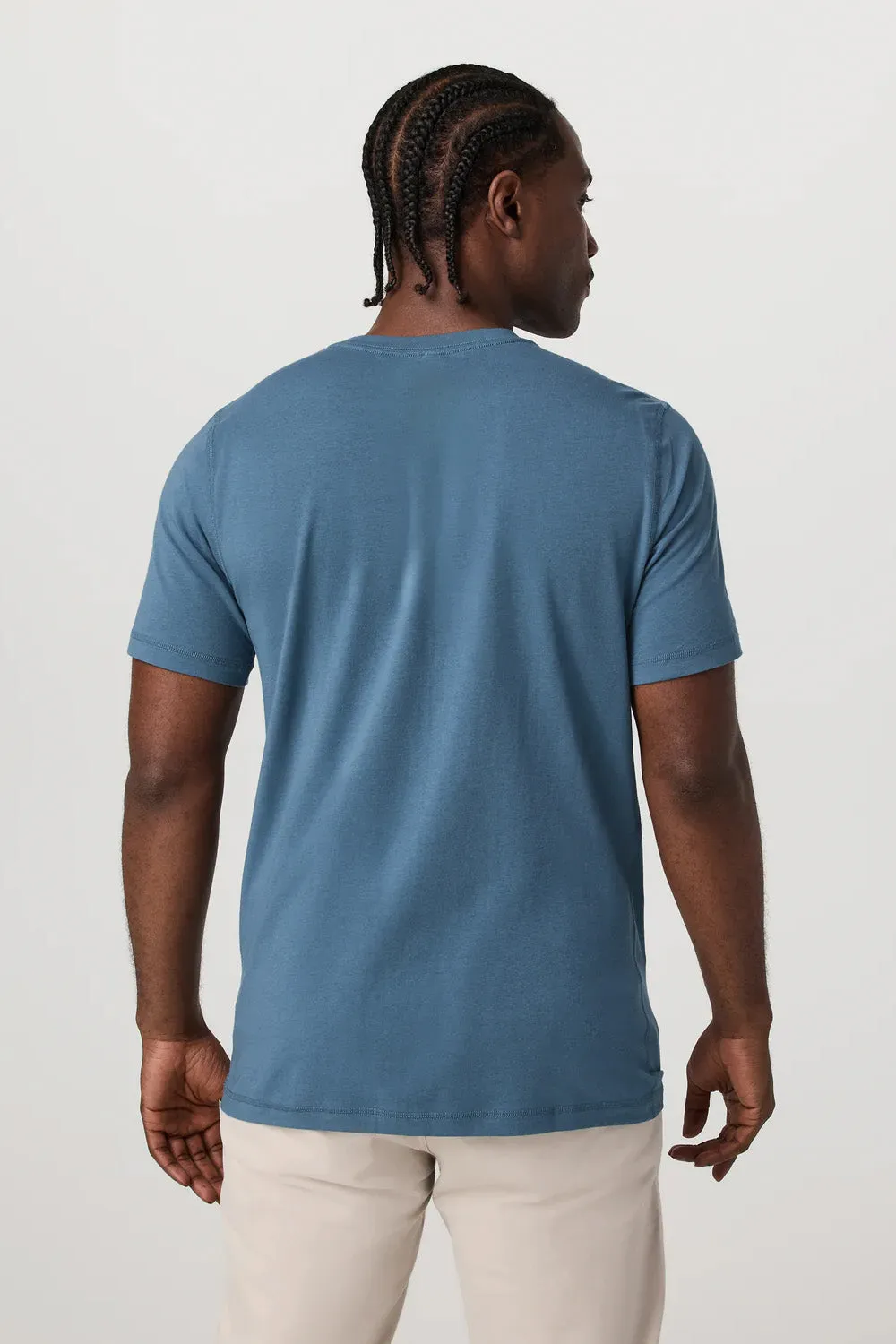 TUVALU TEE Pool Blue sold by REVOLVR Menswear product image thumbnail 3