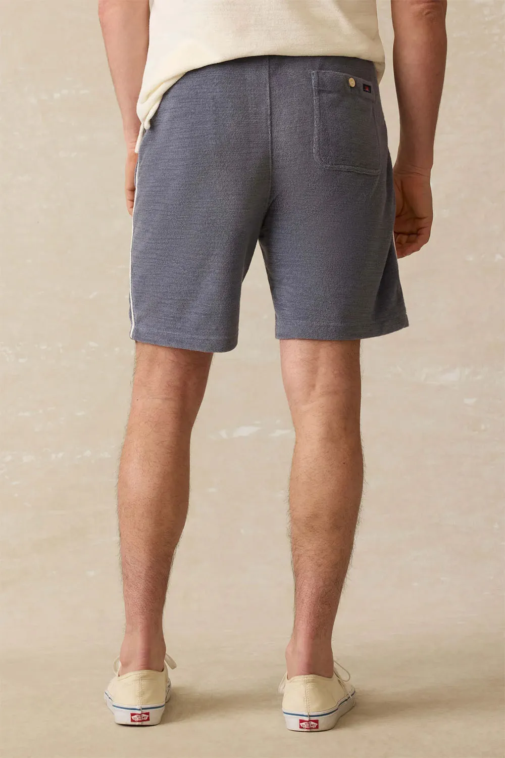 CABANA TOWEL TERRY SWEATSHORT Eastern Storm sold by REVOLVR Menswear product image thumbnail 3