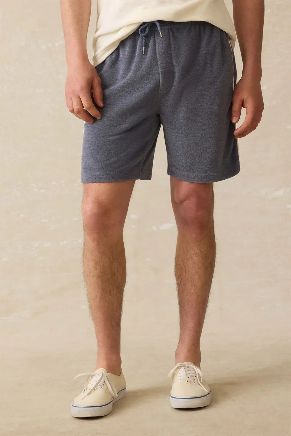 CABANA TOWEL TERRY SWEATSHORT Eastern Storm sold by REVOLVR Menswear product image thumbnail 2