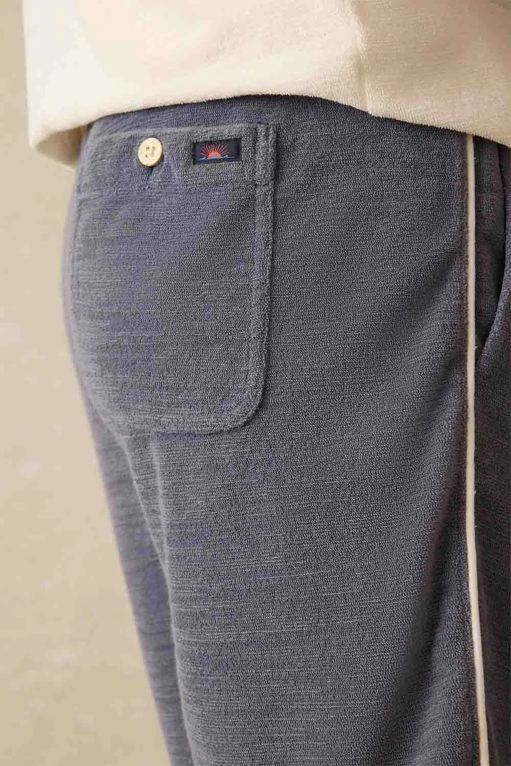 CABANA TOWEL TERRY SWEATSHORT Eastern Storm sold by REVOLVR Menswear product image thumbnail 4