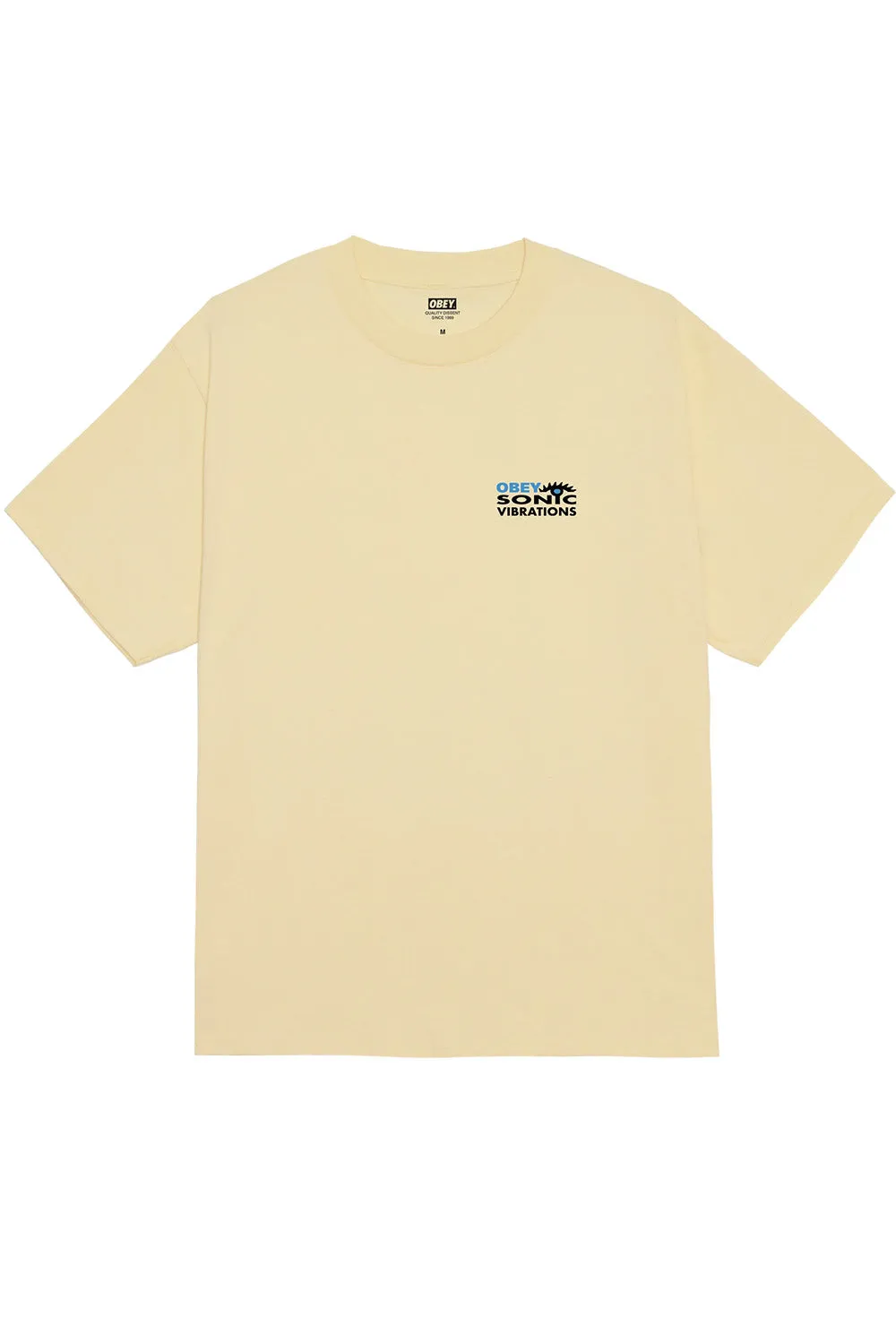 OBEY SONIC VIBRATIONS Pale Yellow sold by REVOLVR Menswear product image thumbnail 2