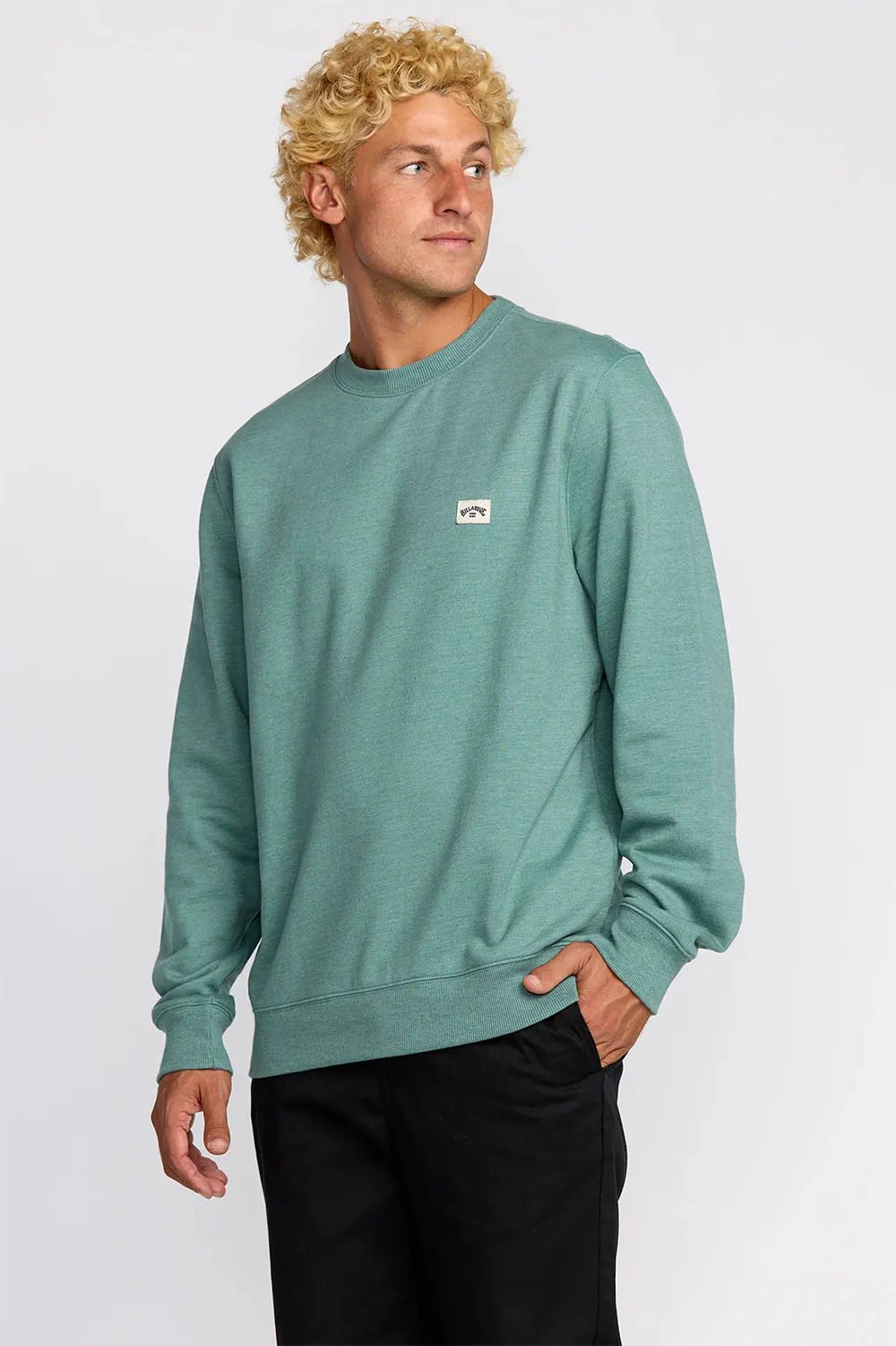 ALL DAY CREW Sage Green sold by REVOLVR Menswear product image thumbnail 3