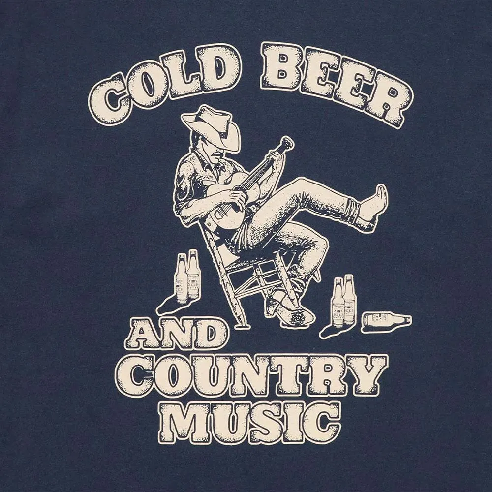 COUNTRY MUSIC TEE Navy sold by REVOLVR Menswear product image thumbnail 3