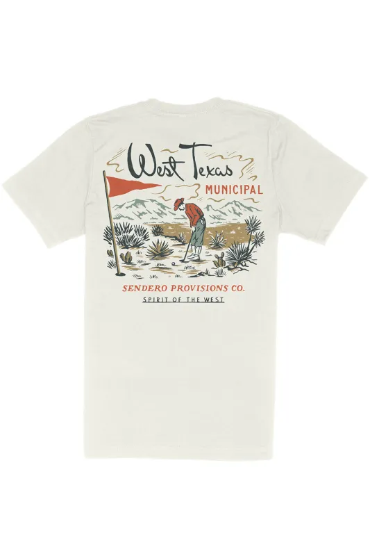 WEST TEXAS MUNICIPAL TEE Vintage White sold by REVOLVR Menswear