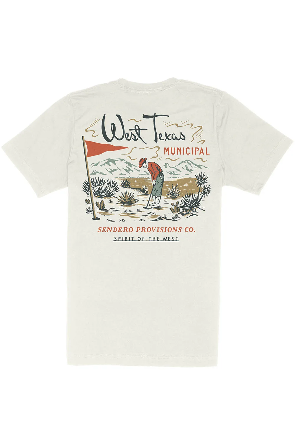WEST TEXAS MUNICIPAL TEE Vintage White sold by REVOLVR Menswear