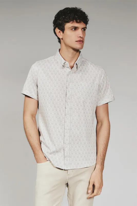 HOLDEN SS SHIRT Taupe sold by REVOLVR Menswear