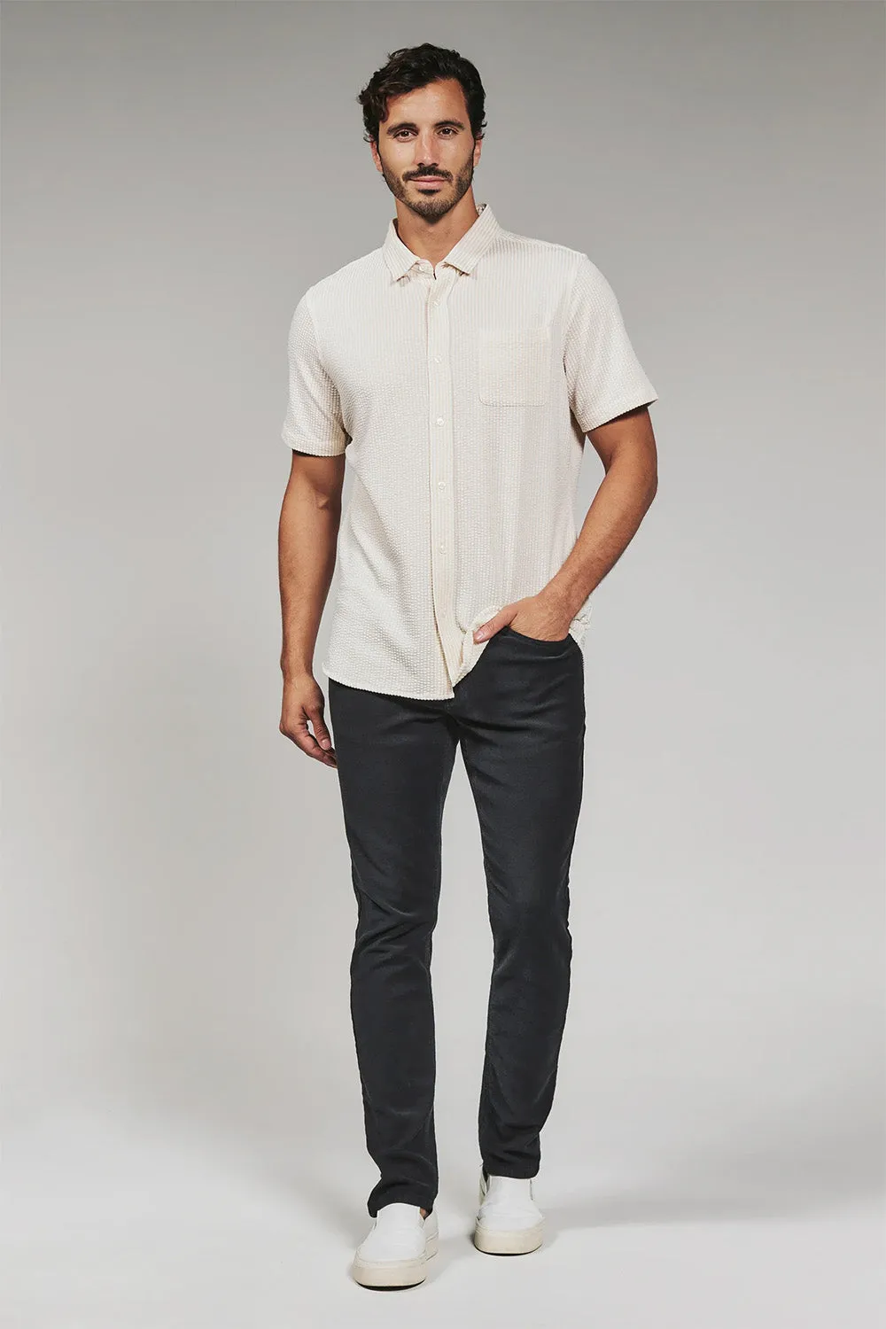 KEATON SS SHIRT Desert sold by REVOLVR Menswear product image thumbnail 4