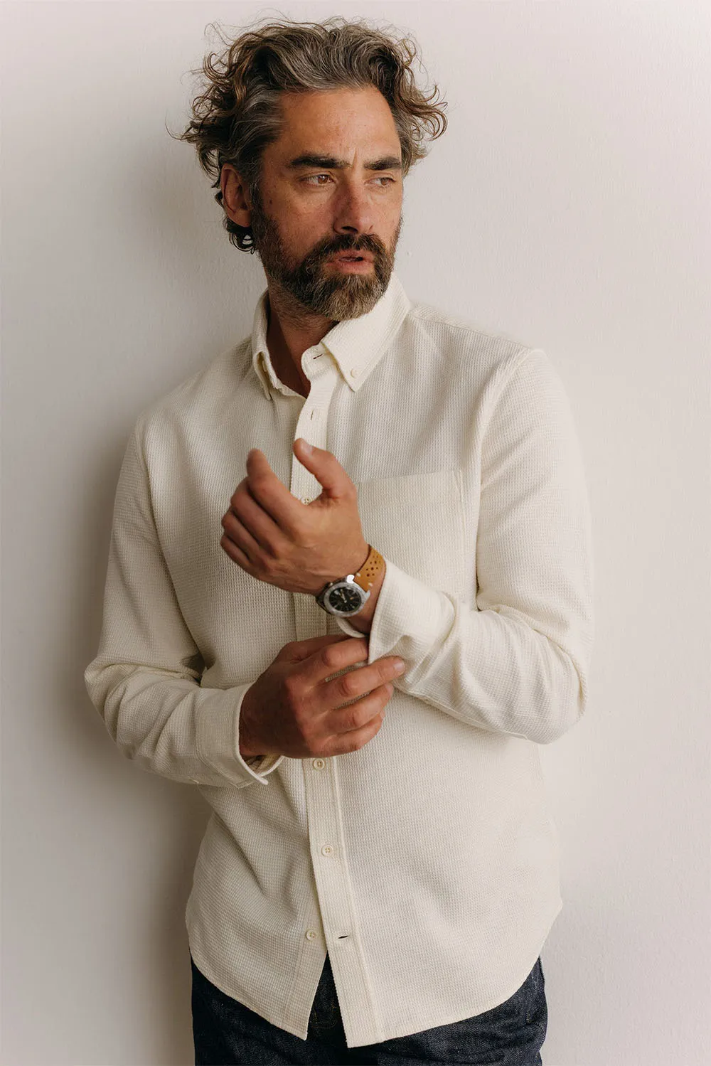 THE JACK Natural Waffle sold by REVOLVR Menswear product image thumbnail 2