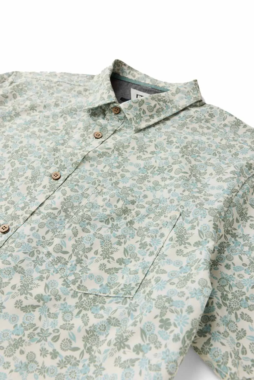 SUN GARDEN ECO SS SHIRT Sage sold by REVOLVR Menswear product image thumbnail 3