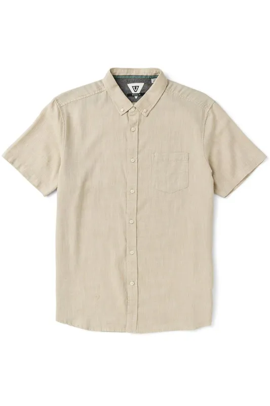 ROLL CALL SS SHIRT Light Khaki sold by REVOLVR Menswear