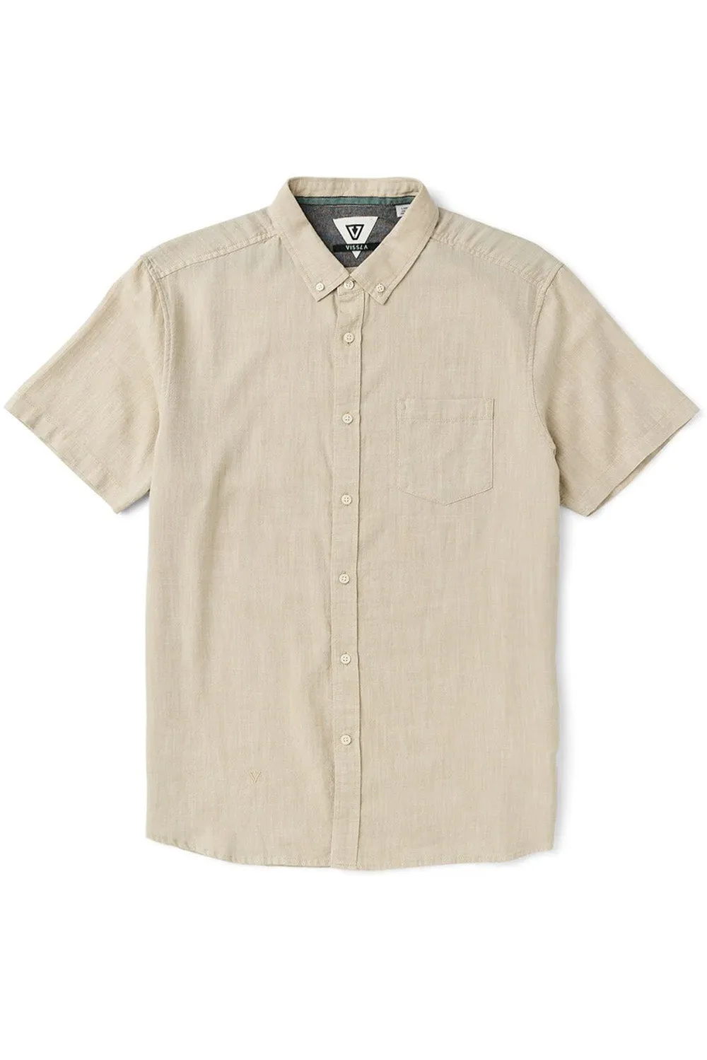 ROLL CALL SS SHIRT Light Khaki sold by REVOLVR Menswear