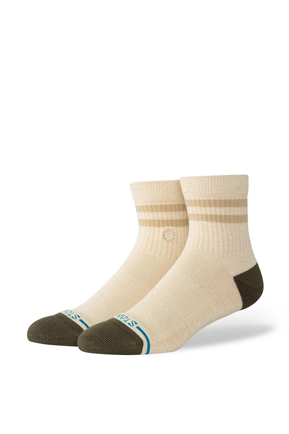 MARLED STRIPE QUARTER Ivory sold by REVOLVR Menswear