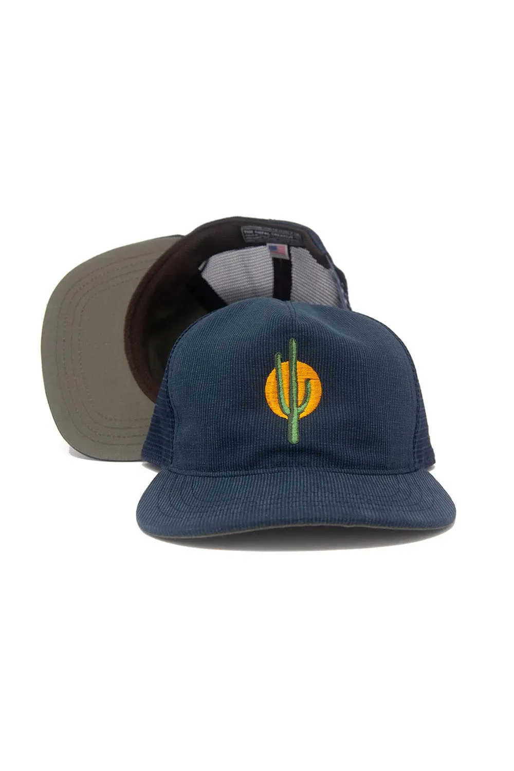 SUNSET CACTUS TRUCKER STRAPBACK Navy sold by REVOLVR Menswear product image thumbnail 4
