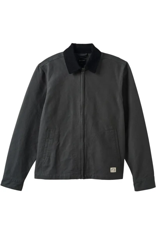 MECHANIC GARAGE ZIP JACKET Washed Black sold by REVOLVR Menswear