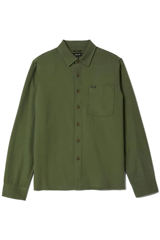 HASTING LW FLANNEL Wild Green sold by REVOLVR Menswear