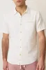 STRETCH SELVAGE SHIRT Natural sold by REVOLVR Menswear