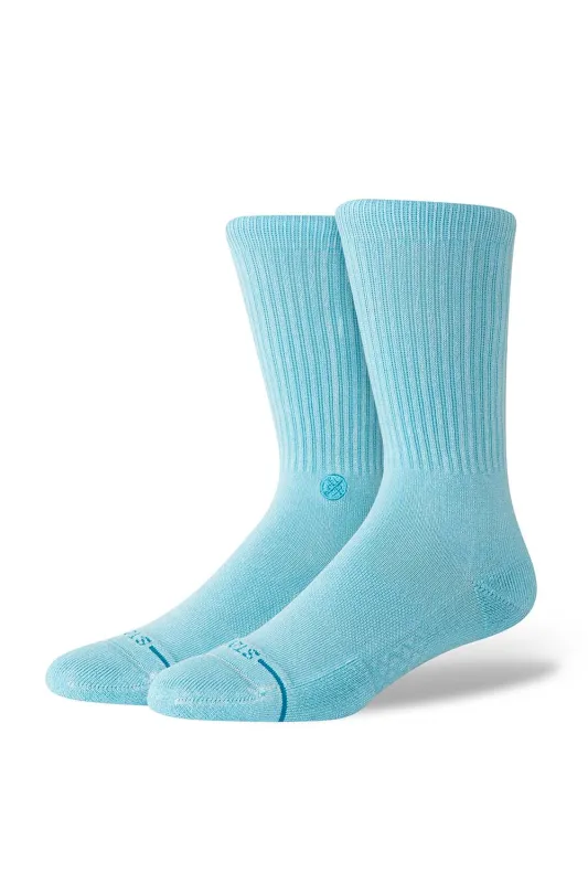 ICON DYED CREW Electric Blue sold by REVOLVR Menswear