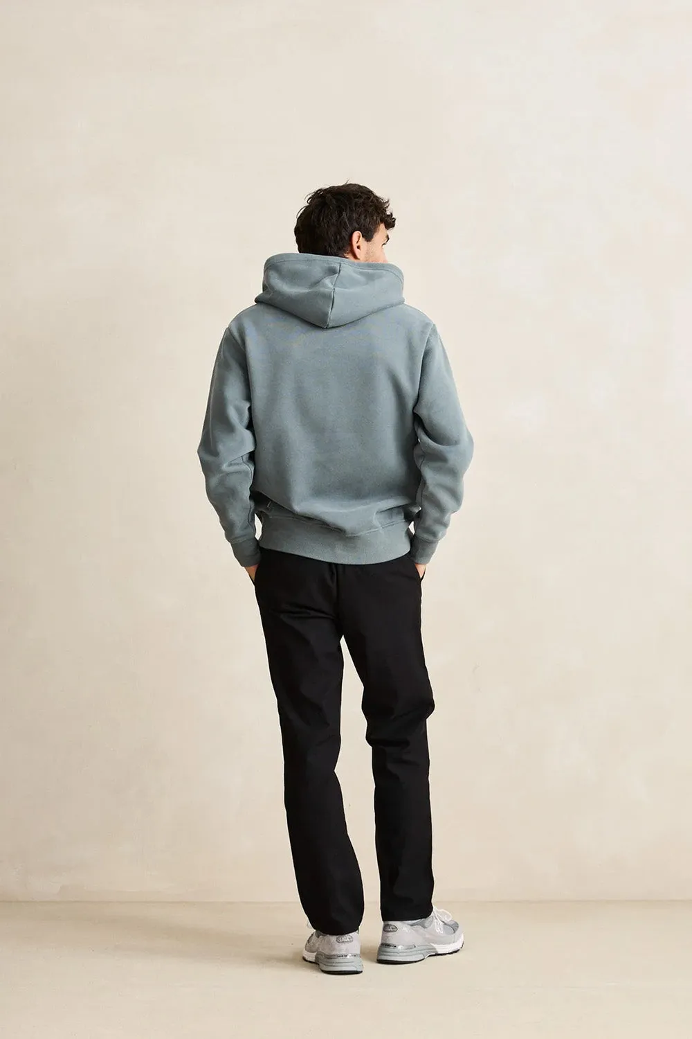 CLASSIC FLEECE HOOD Silver Pine sold by REVOLVR Menswear product image thumbnail 4