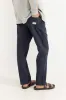 LINEN JAM PANT Navy sold by REVOLVR Menswear