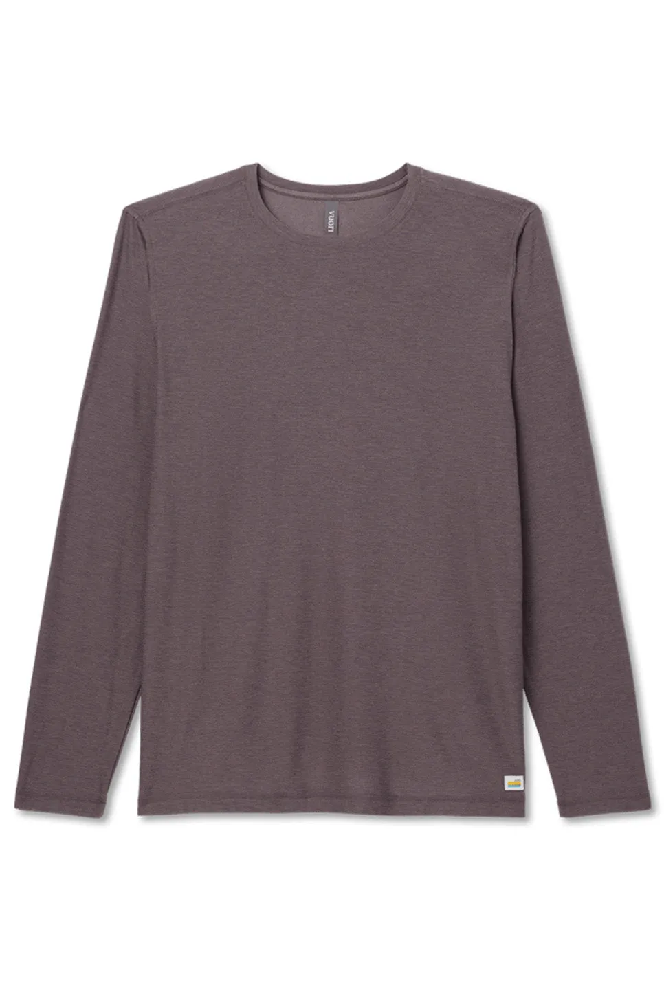 LS STRATO TECH TEE Huckleberry Heather sold by REVOLVR Menswear