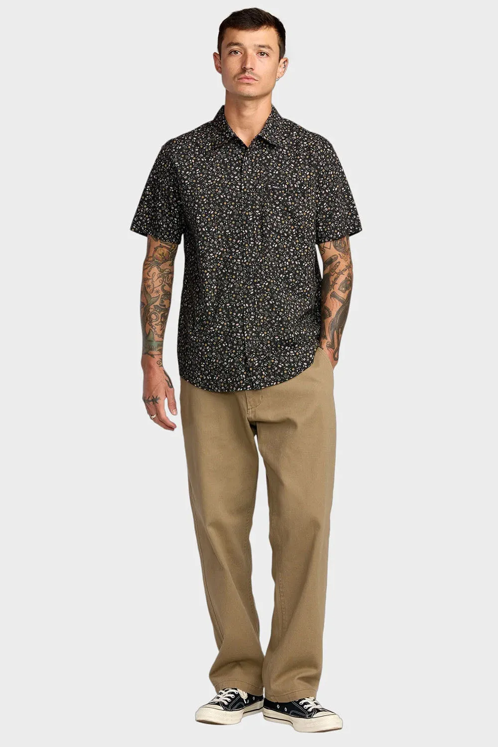 BOTANICAL SS Black Floral sold by REVOLVR Menswear product image thumbnail 5