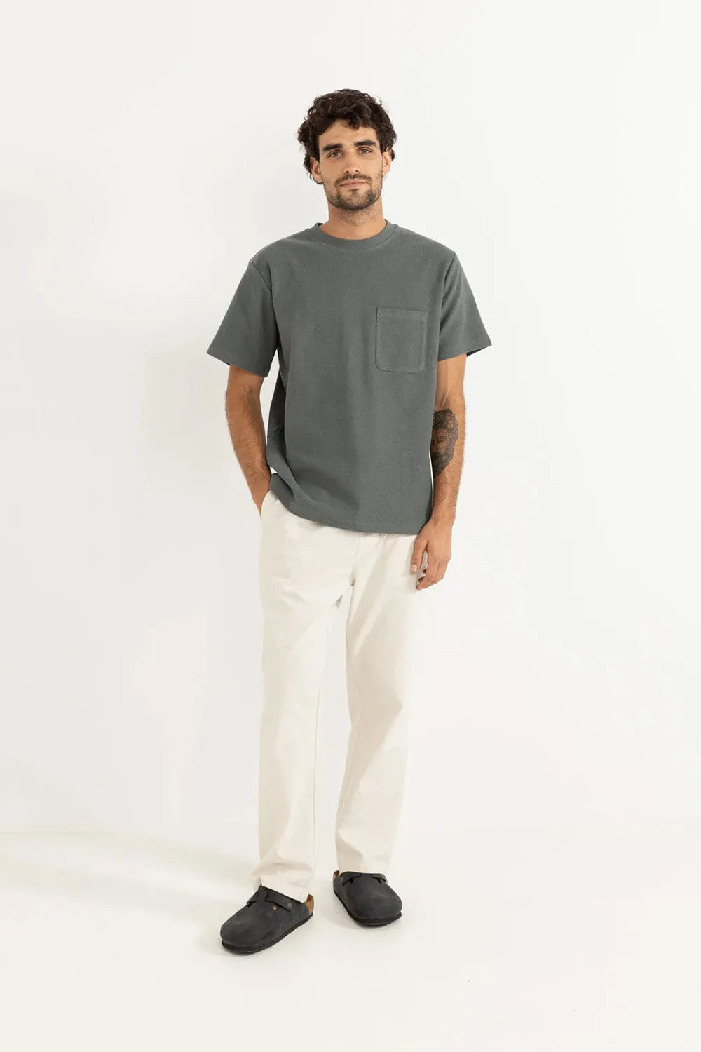 VINTAGE TERRY SS TSHIRT Silver Pine sold by REVOLVR Menswear product image thumbnail 5