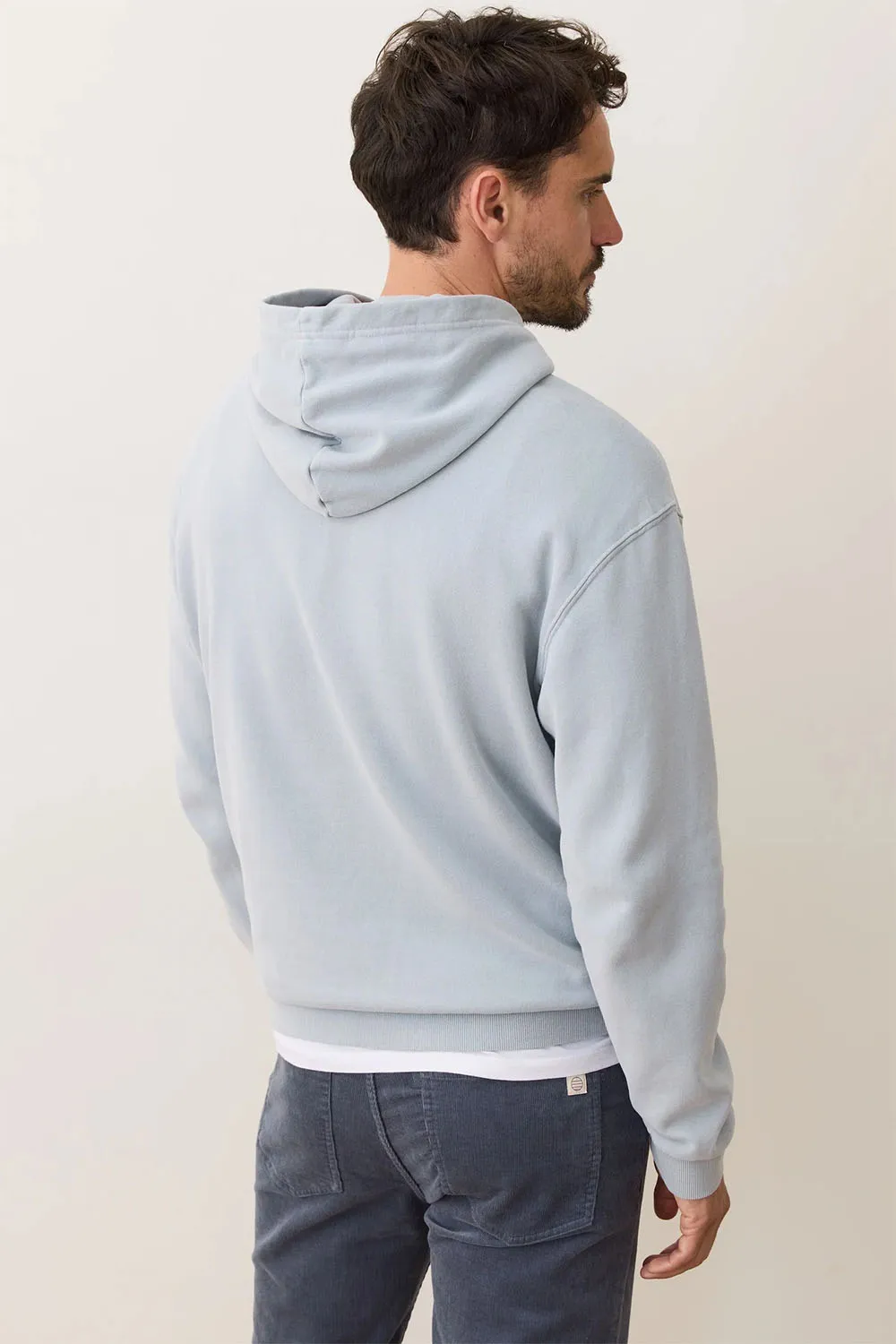 CLOUD 9 FLEECE HOODIE Ballad Blue sold by REVOLVR Menswear product image thumbnail 4