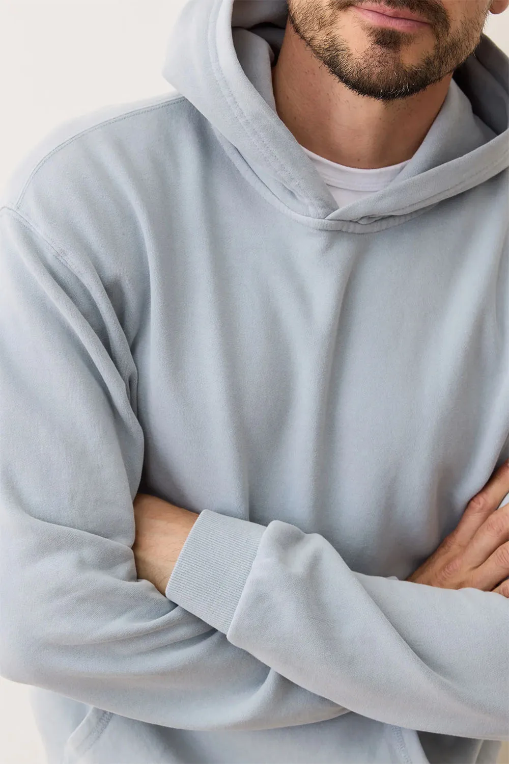 CLOUD 9 FLEECE HOODIE Ballad Blue sold by REVOLVR Menswear product image thumbnail 5