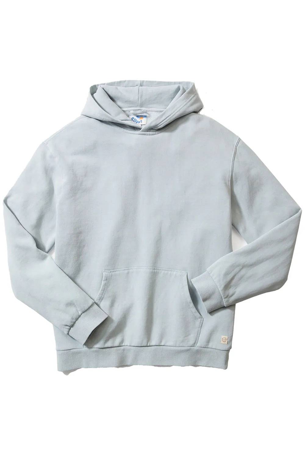 CLOUD 9 FLEECE HOODIE Ballad Blue sold by REVOLVR Menswear
