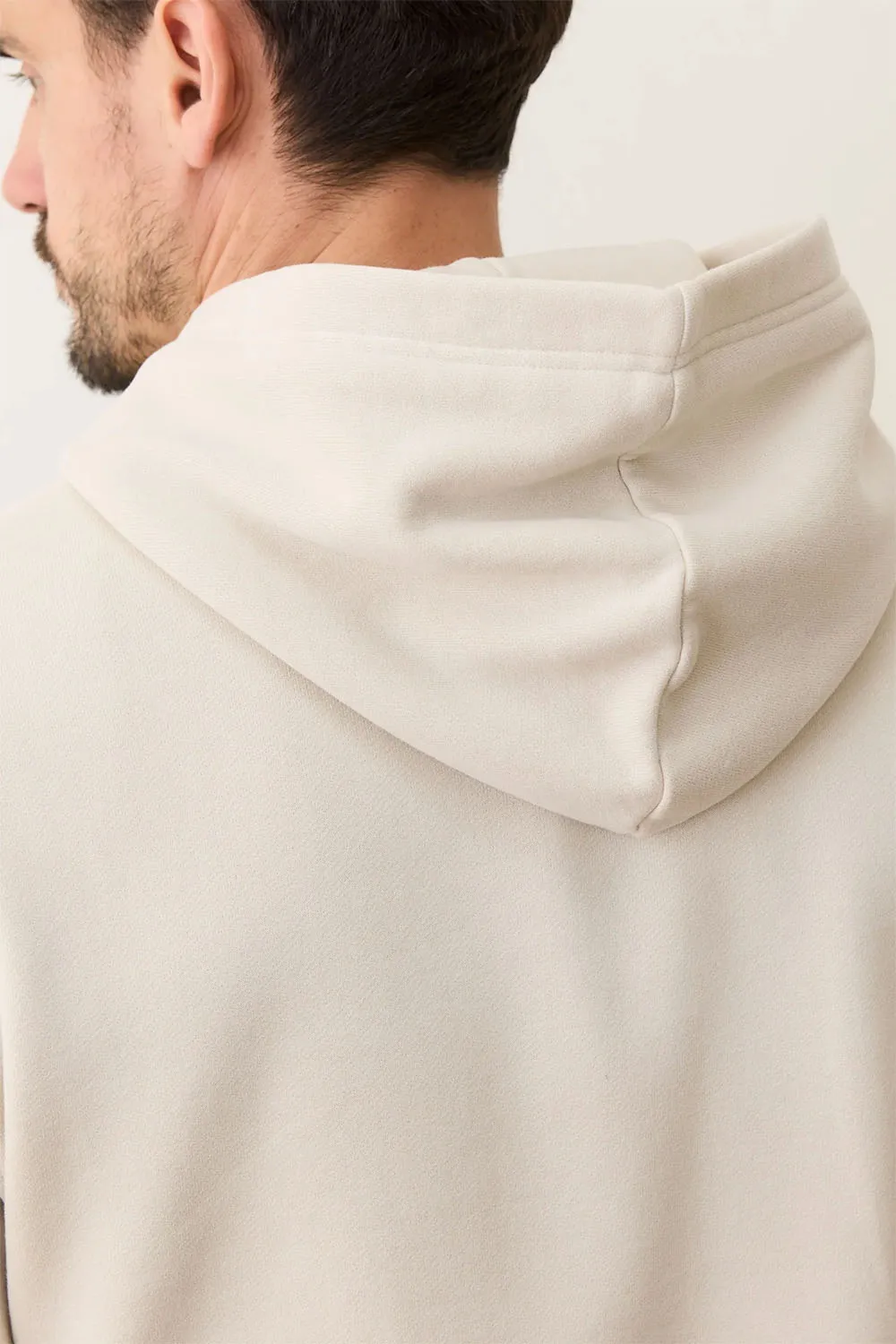 CLOUD 9 FLEECE HOODIE Whitecap sold by REVOLVR Menswear product image thumbnail 4