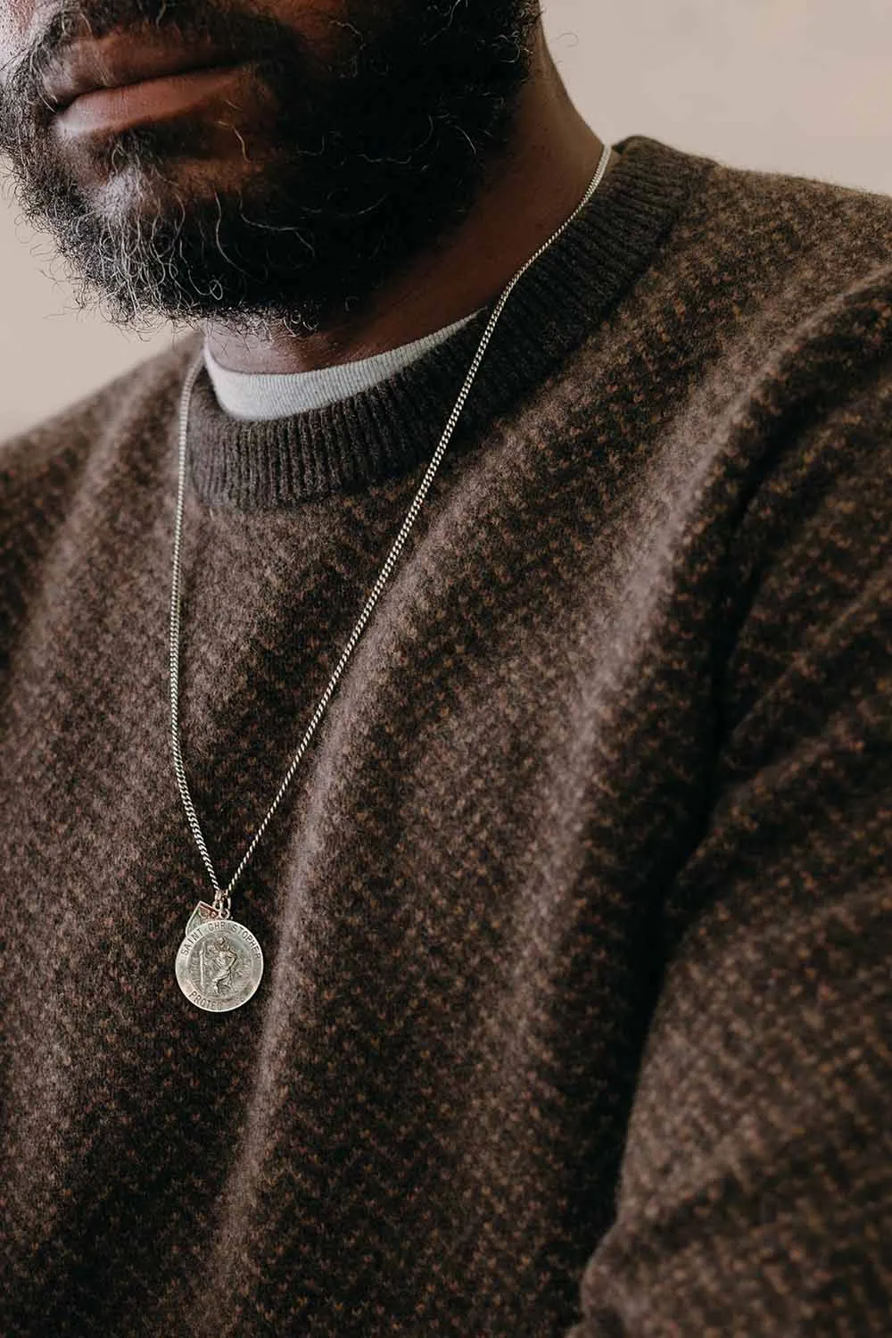 THE EDDY CREW Coffee Herringbone sold by REVOLVR Menswear product image thumbnail 3