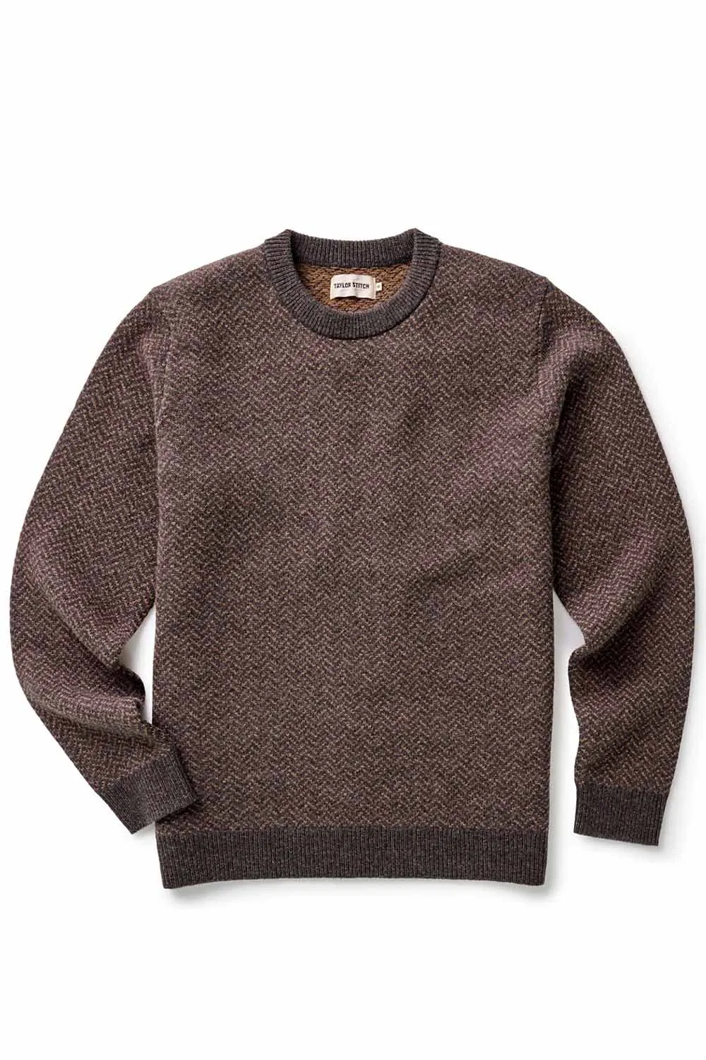 THE EDDY CREW Coffee Herringbone sold by REVOLVR Menswear