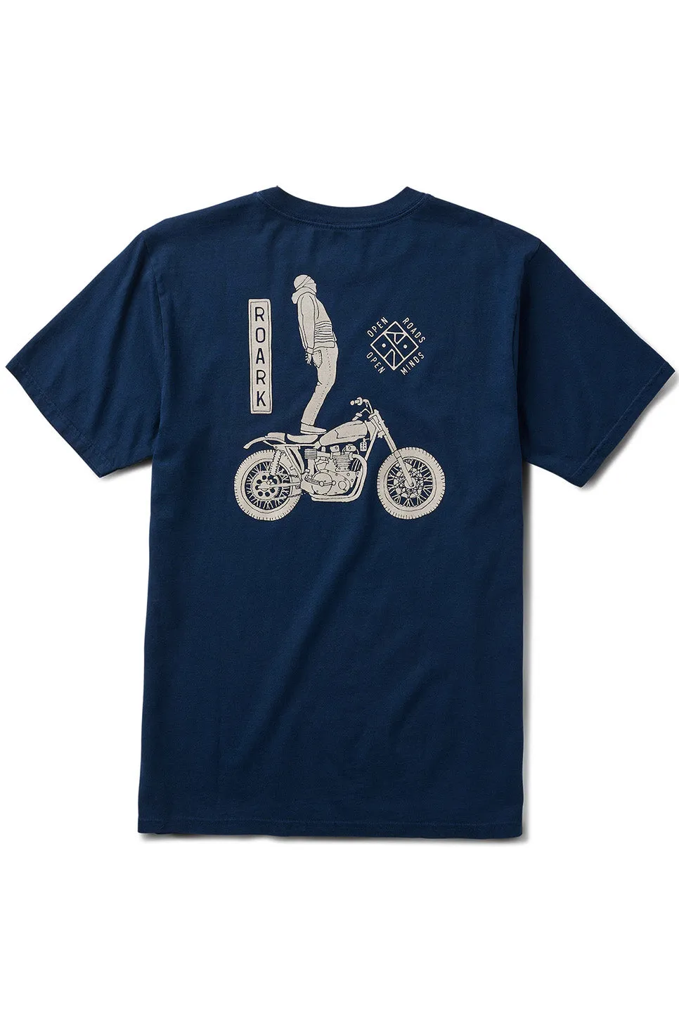 GHOSTRIDER TEE Navy sold by REVOLVR Menswear