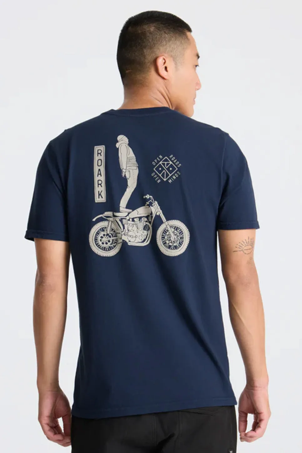 GHOSTRIDER TEE Navy sold by REVOLVR Menswear product image thumbnail 3
