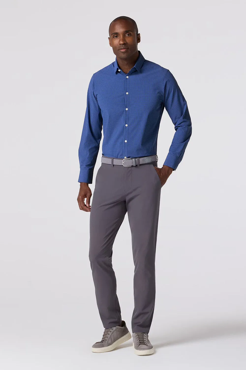 LEEWARD LS Cobalt Jared Grid sold by REVOLVR Menswear product image thumbnail 2