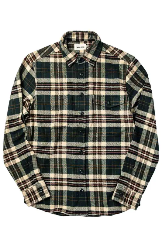 CRATER SHIRT Forest Plaid sold by REVOLVR Menswear