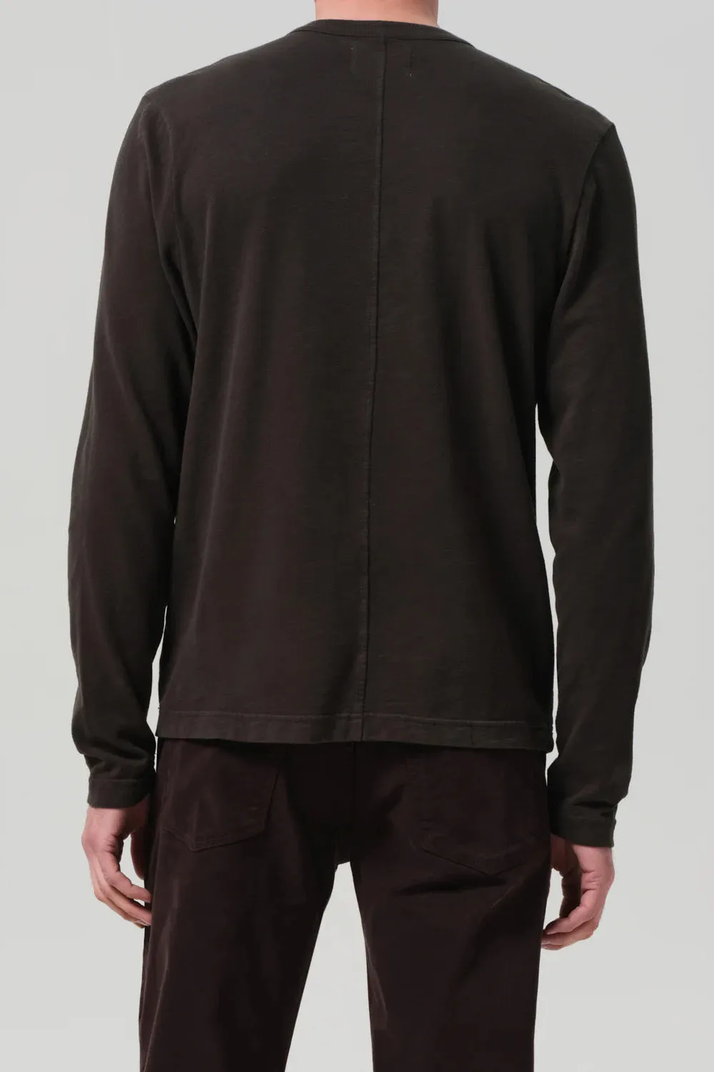 THREE BUTTON HENLEY Forrest sold by REVOLVR Menswear product image thumbnail 4
