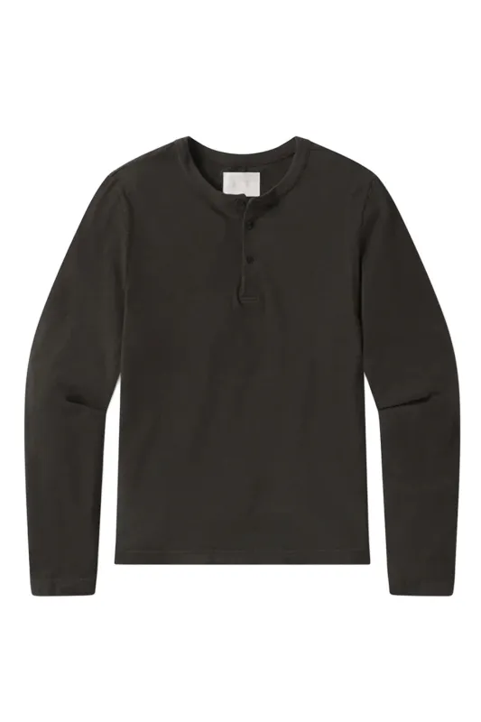 THREE BUTTON HENLEY Forrest sold by REVOLVR Menswear
