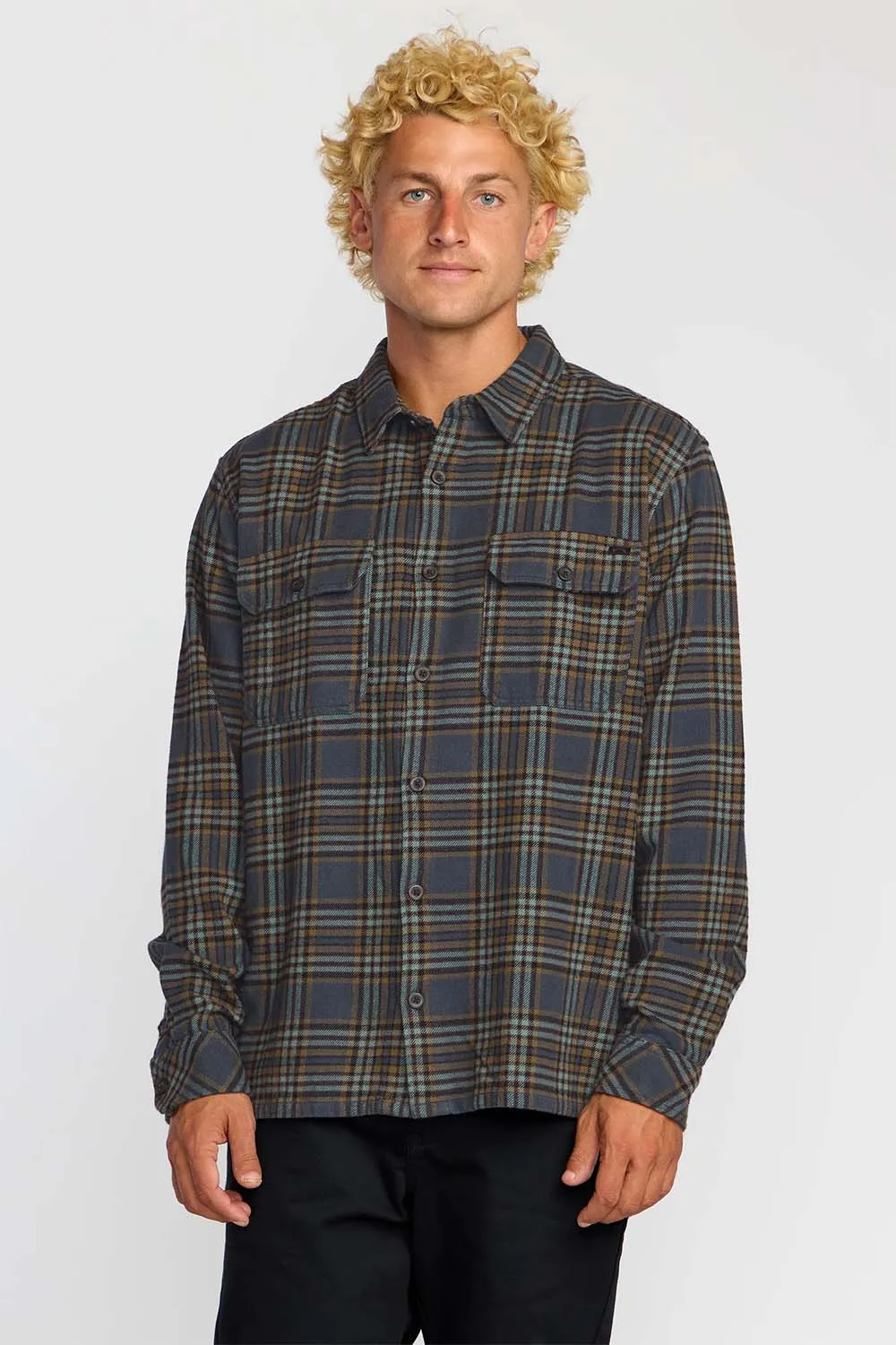 OFFSHORE FLANNEL Midnight sold by REVOLVR Menswear product image thumbnail 2