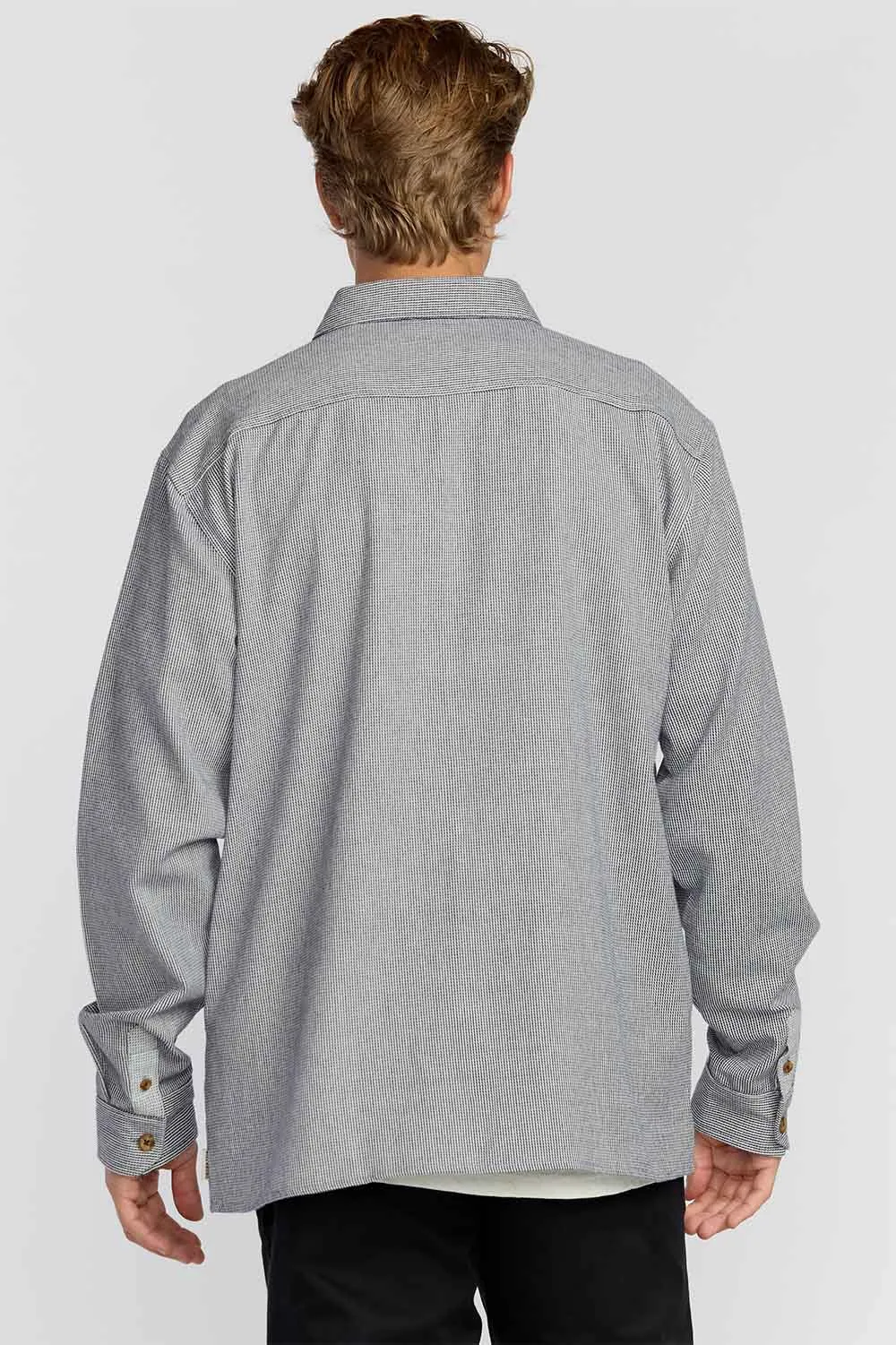 AUSTIN GARAGE LS Stone Blue sold by REVOLVR Menswear product image thumbnail 4