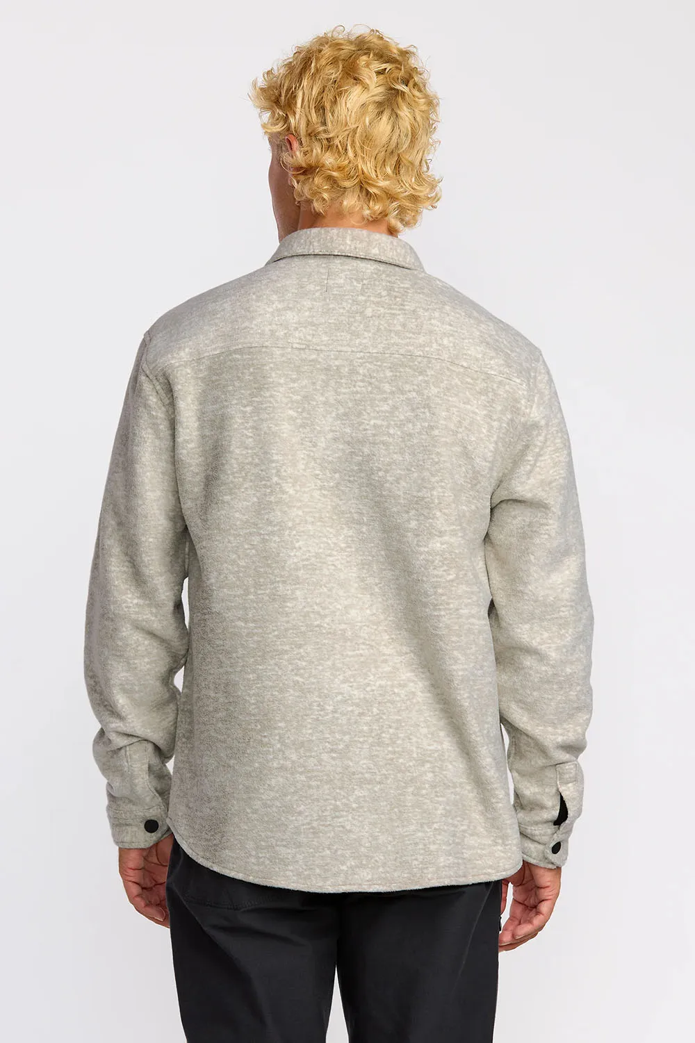 FURNACE FLANNEL Gravel sold by REVOLVR Menswear product image thumbnail 4