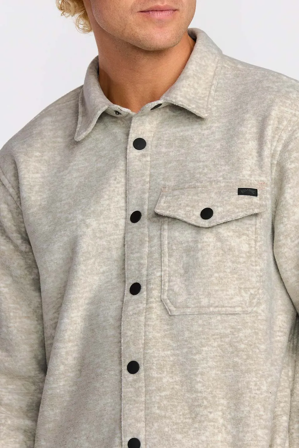 FURNACE FLANNEL Gravel sold by REVOLVR Menswear product image thumbnail 5