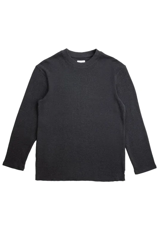 CLASSIC WAFFLE KNIT Vintage Black sold by REVOLVR Menswear