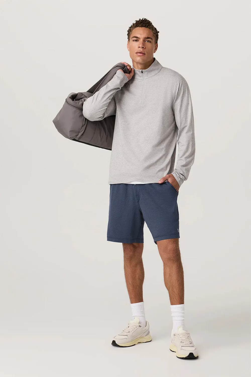 PONTO PERFORMANCE SHORT Azure Heather sold by REVOLVR Menswear product image thumbnail 2